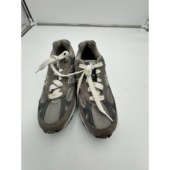 New Balance 991 Grey Dark Grey Size 7 Made In USA EUC Retro Walking Comfort - Picture 2 of 8